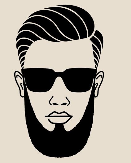 Barba sin bigote